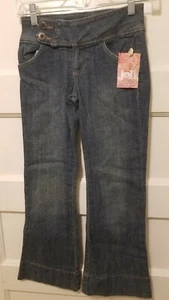 Nwts Jolt Jeans Girl's Size 10 Flare Stretch Medium Wash Jeans - Picture 1 of 6
