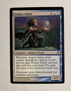 AUGURY ADEPT - MTG - MULTICOLOR - CREATURE - RARE - NM - Picture 1 of 4