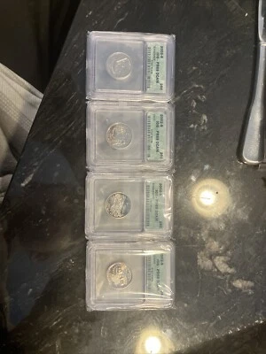 2002 S pr69 Dcam Quarter Set - Image 1 of 4