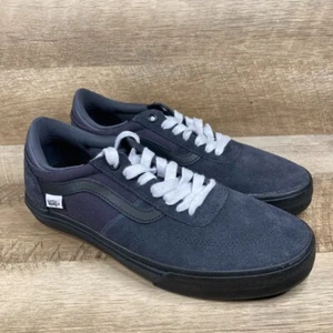 VANS Gilbert Crockett Dark Navy Blue Suede Shoes Sneakers Mens 8 Womens 9.5 NEW - Picture 1 of 10