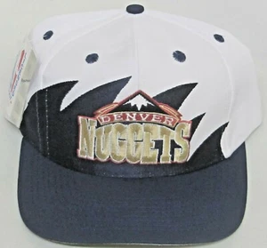 NBA Denver Nuggets Multi-Color Shark Tooth Adjustable Snap Back Hat By Logo 7 - Picture 1 of 7