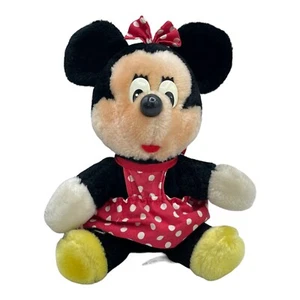 VTG Disney Parks Minnie Mouse Plush Stuffed Animal Small  8" Doll Toy Souvenir - Picture 1 of 7