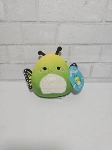 NEW Squishmallows Kirsty Green Butterfly 5”   Plush Toy Small Monarch  - Picture 1 of 3