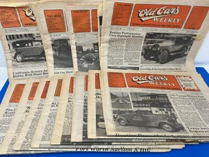 OLD CARS WEEKLY NEWS & MARKETPLACE, NEWSPAPERS 1984, Lot of 12, Ford Model A - Picture 1 of 12