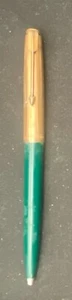 BOLÍGRAFO PARKER 61 TURQUESA DE COLECCIÓN EE. UU. 1/10 TAPA JOYA RELLENA ORO 12k c1960 - Imagen 1 de 7
