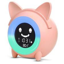 Kids Alarm Clock Ok to Wake Digital Clock for Toddler with Sunrise & Moon, Ch...