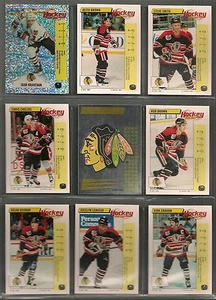 Juego de pegatinas de hockey Panini 1992-93 Chicago Black Hawks Team (17) - Imagen 1 de 4