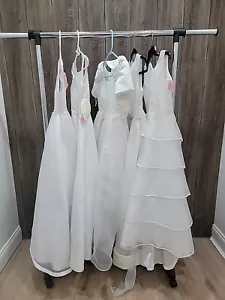 VTG'90s y2k Lot of 5 Wedding Dress Bride for Girls-Princess Wedding Gown NWT #1 - Picture 1 of 9