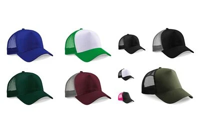 BEECHFIELD Baseball Cap Mütze Snapback Trucker Kappe Klassik Mesh Netz B640 NEU