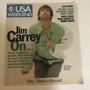 May 2003 USA Weekend Magazine Jim Carrey ephemera - Picture 1 of 2
