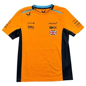 Castore T-Shirt XL Juniors Yellow Short Sleeve Mclaren Formula One Team Jersey - Picture 1 of 9