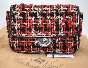 Patricia Nash Lorenza Shoulder Bag in Red Boucle - Picture 1 of 12