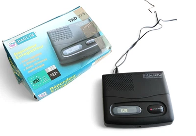 Daguim TAD 275 Répondeur Microcassette téléphonique – Fonctionnel – Bon état - Photo 1/4