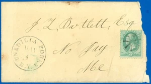 MAY 4 UNADILLA NY (DPO) Radial "SUNBURST" COLE'S GR-71, FANCY CANCEL! #147 - Bild 1 von 1
