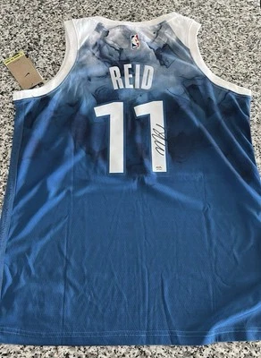 Naz Reid Signed Autographed MN Timberwolves Jersey PSA COA Large Auto - Image 1 of 3