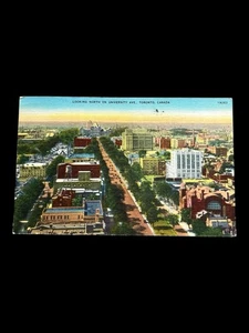 Tarjeta postal vintage 1943 University Avenue Toronto Ontario Canadá - Imagen 1 de 2