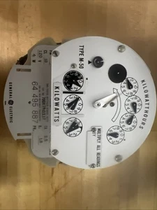 General Electric 2.5 a 120 V 4 Wire Type M-50 Watthour Meter - Picture 1 of 6