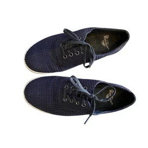 Dr Martens Coburg 2 Stoff Schnürung Air Wair. Herren 8, Damen 9. EUC. Dunkelblau. - Bild 1 von 6