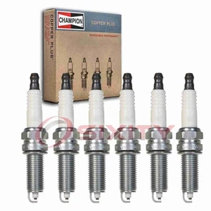 6 pc Champion Copper Plus Spark Plugs for 2013-2019 Hyundai Santa Fe XL 3.3L dz - Picture 1 of 5