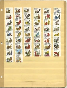 COMPLETE SET, 50 STAMPS, STATE BIRDS AND FLOWERS ISSUE OF 1982 - MINT CONDITION - Picture 1 of 4