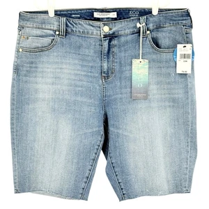 Pantalones cortos de mezclilla para mujer Liverpool Eco Logical Cruiser elásticos azules 22W nuevos con etiquetas $79.00 - Imagen 1 de 12