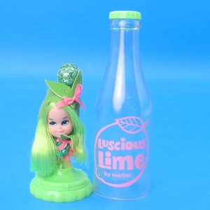 Vintage Liddle Kiddles *LUSCIOUS LIME KOLA* Doll Soda Bottle Mattel 1960 GLITTER - Picture 1 of 6