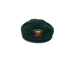 VTG Kangol Flat Cap Hat Royal Aberdeen Golf Club Wool - Size L - Green - Picture 1 of 4