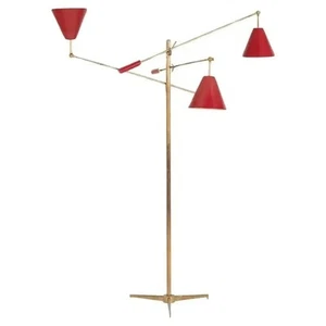 1950's Mid Century Angelo Modern Italian Style Arredoluce Triennale Floor Lamp - Picture 1 of 11