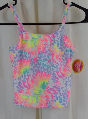 Traje de baño tankini multicolor talla mediana The Children's Place 2 piezas para niñas Foto 1 de 4