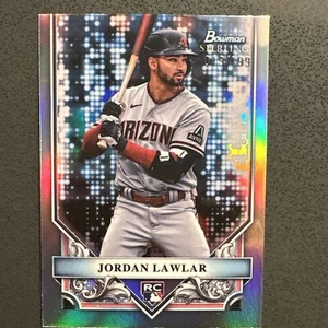 2024 Bowman Sterling Jordan Lawlar Rookie Refractor RC /199 BSR-38 Diamondbacks - Picture 1 of 2