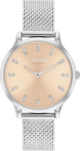 Coach Women's Chelsea 14504216 Qtz Basic Slim Watch, Carnation Gold Dial, 32mm - Picture 1 of 9