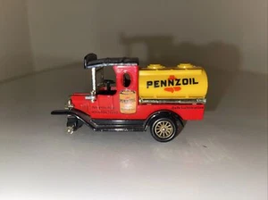 Lledo Days Gone Red 1920 Ford Pennzoil Motor Oil Tanker Tank Truck Missing Wheel - Picture 1 of 6