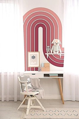 Colorful Fountain Rainbow Wall Decals, Stickers, Mural, Wall Art Decoration 677 - Image 1 of 4