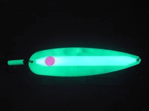 Cucchiaio Trolling Glow in the Dark Green Knight Lite Magnum Glowmates personalizzato bagliore - Foto 1 di 3