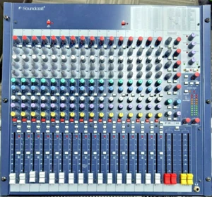 Soundcraft FX16ii Mixer mit Art EQ355 und Kabeln, Road Ready Case - Bild 1 von 14