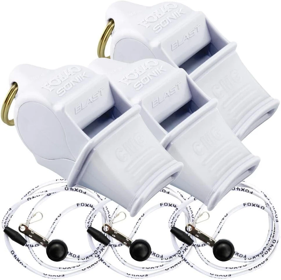 Case of 12 Fox 40 Sonik Blast CMG Whistles Official Coach Safety Rescue