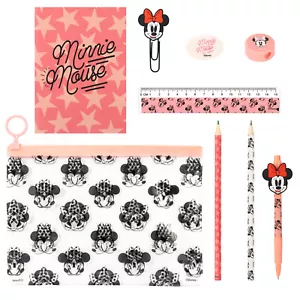Minnie 9 pz custodia matita piena trasparente set cancelleria impermeabile ragazzi - Foto 1 di 7