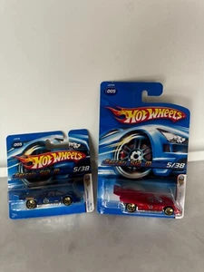 Hot Wheels Lot 2x 2006 First Editions Ferrari 512 M Blue Short Card / Red G55 - Picture 1 of 1