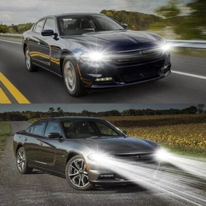 For DODGE Charger 2016 2017 2018 2019 6000K 9005 HB3 Hi/Lo Beam LED Headlight 2X - Bild 1 von 12