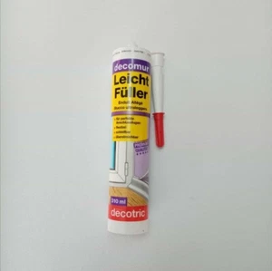 Decomur L10 310ml stucco bianco in cartuccia ultraleggero pronto all'uso - Foto 1 di 5