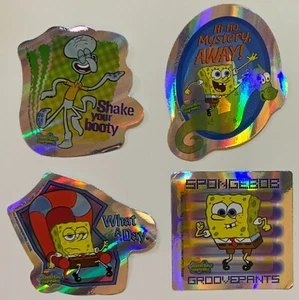 SpongeBob SquarePants Stickers Vending Machine Decals Nickelodeon Viacom 2002 - Picture 1 of 4