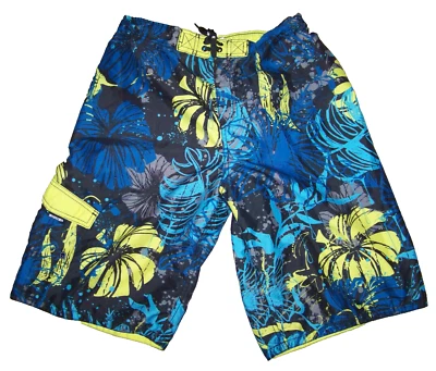 Shorts de natação Mossimo Supply Co infantil multicolorido cordão malha XL 16/18 - Imagem 1 de 3