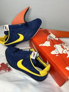 VTG Nike High Jump Shoes 9 USA 1980's Spikes DS/w OG map box Michigan Original - Picture 1 of 19