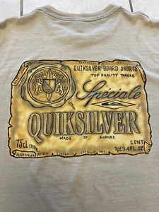 Vintage Early 90s Quiksilver Surf Modelo Single Stitch T-shirt XL Made In USA - Picture 1 of 12