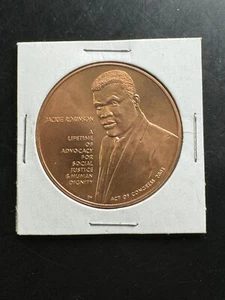 Medaglia di bronzo Jackie Robinson nuova di zecca Stati Uniti avvolto - Foto 1 di 2