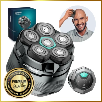 Tagliacapelli Rasoio Elettrico Testa Calva UOMO Taglia capelli e barba Cordless - Immagine 1 di 4