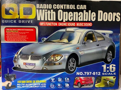 RADIO CONTROL  797-812 LUXURY SPORTS CAR SERIES SILVER 33"X14"X11", 13 lb, NIB - Image 1 of 4