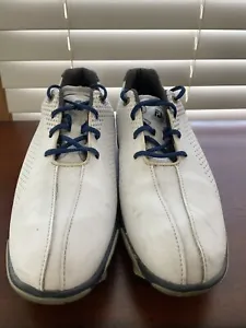 FOOTJOY Junior Golf Shoes 61 Unisex Youth Size 6 M Light Gray/Blue  #45023 EUC - Picture 1 of 5