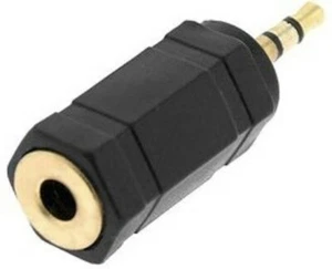 2.5mm Plug Male to 3.5mm Jack Female Audio Stereo Headphone Adapter Connector - Picture 1 of 9