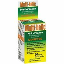 Multi-betic Diabetes Multi Vitamin & Mineral 24 Hour Support Form - 60 Tablets